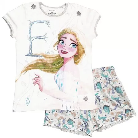 Disney Jégvarázs Elsa Smile gyerek rövid pizsama 4 - 9 év / 104 - 134 cm