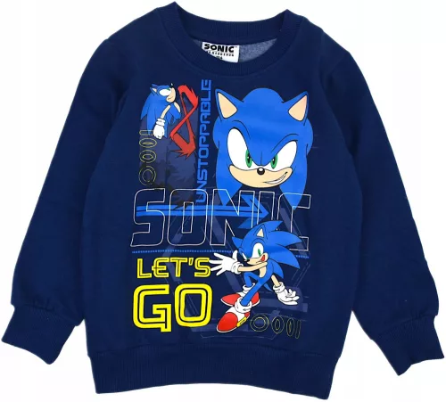 Sonic a sündisznó Go gyerek pulóver 4 - 12 év / 104 - 152 cm
