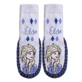 Disney Jégvarázs Elsa bőrtalpú zokni 23-28