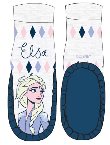 Disney Jégvarázs Elsa bőrtalpú zokni 23-28