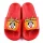 Bolondos dallamok Red 3D gyerek papucs 25-32