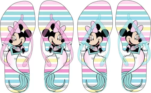 Disney Minnie Mermaid gyerek papucs, Flip-Flop 26-33