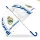 Real Madrid Emblem gyerek átlátszó esernyő Ø70 cm