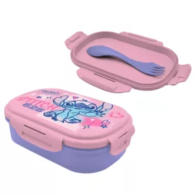   Disney Lilo és Stitch, A csillagkutya This World szendvicsdoboz + evőeszköz szett
