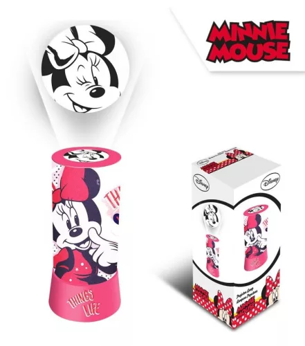Disney Minnie Life 2 az 1-ben kivetítő, lámpa, éjszakai fény