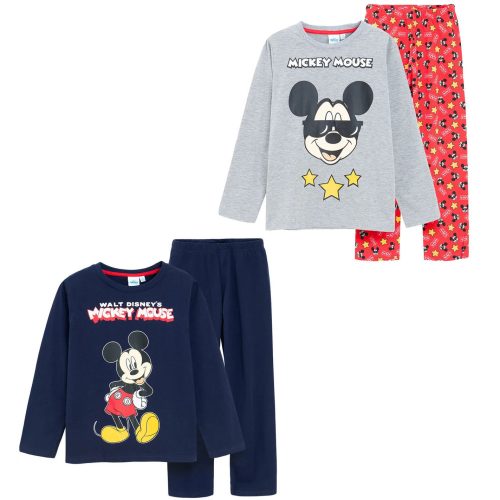 Disney Mickey Star gyerek hosszú pizsama 3 - 8 év / 98 - 128 cm