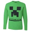Minecraft Creeper Green gyerek hosszú ujjú póló, felső 6 - 12 év / 116 - 152 cm