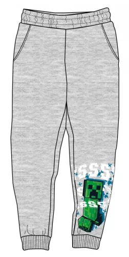 Minecraft Grey gyerek hosszú nadrág, jogging alsó 6 - 12 év / 116 - 152 cm