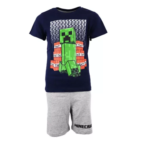 Minecraft SSS gyerek rövid pizsama 6 - 12 év / 116 - 152 cm