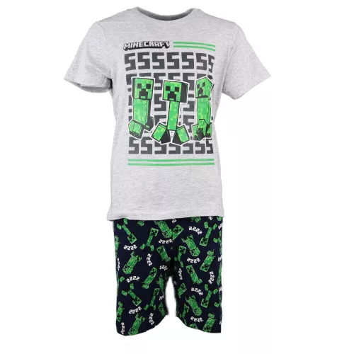 Minecraft SSS gyerek rövid pizsama 6 - 12 év / 116 - 152 cm