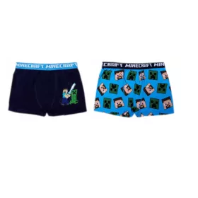   Minecraft Pixel gyerek boxeralsó 2 darab/csomag 6 - 12 év / 116 - 152 cm