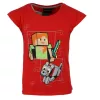 Minecraft Pixel Power gyerek rövid póló, felső 4 - 8 év / 104 - 128 cm