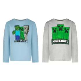   Minecraft Trio gyerek hosszú ujjú póló, felső 6 - 12 év / 116 - 152 cm