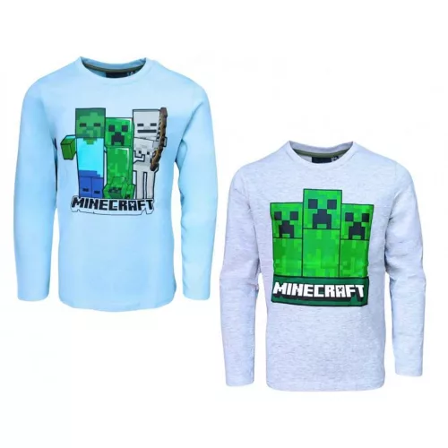 Minecraft Trio gyerek hosszú ujjú póló, felső 6 - 12 év / 116 - 152 cm
