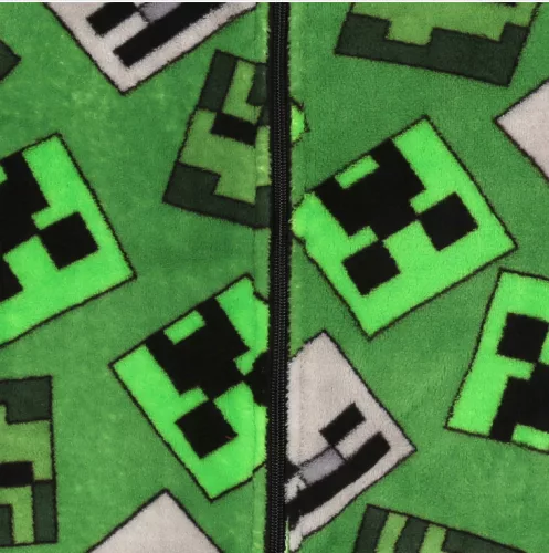 Minecraft Emerald gyerek hosszú pizsama, overál 3 - 10 év / 98 - 140 cm