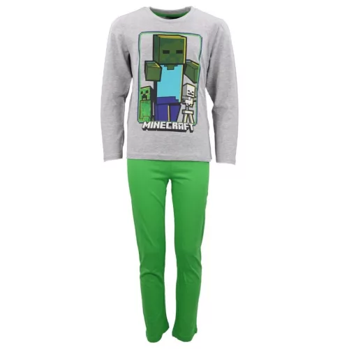 Minecraft Create gyerek hosszú pizsama 8 - 12 év / 128 - 152 cm