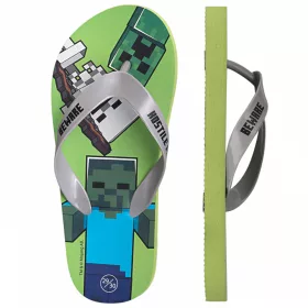 Minecraft Beware gyerek papucs, Flip-Flop 29-38