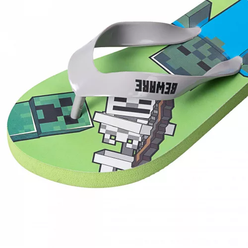 Minecraft Beware gyerek papucs, Flip-Flop 29-38
