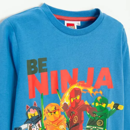 Lego Ninjago Be Ninja gyerek hosszú ujjú póló, felső 3 - 8 év / 98 - 128 cm