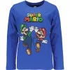 Super Mario Toad gyerek hosszú ujjú póló, felső 4 - 10 év / 104 - 140 cm