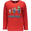 Super Mario Toad gyerek hosszú ujjú póló, felső 4 - 10 év / 104 - 140 cm
