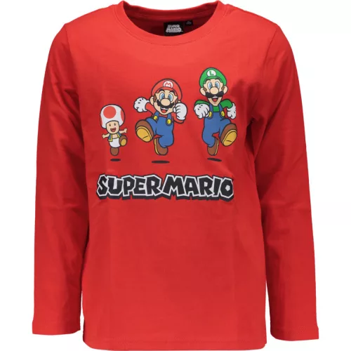 Super Mario Toad gyerek hosszú ujjú póló, felső 4 - 10 év / 104 - 140 cm