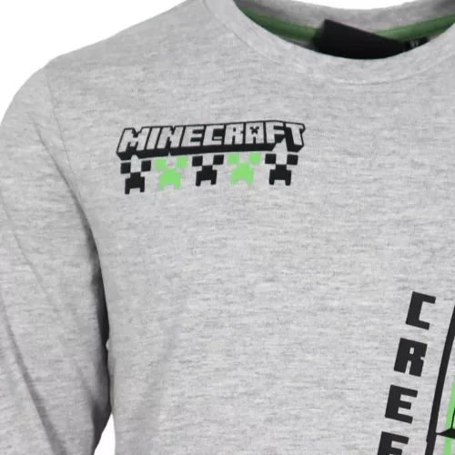 Minecraft Create gyerek hosszú ujjú póló, felső 6 - 12 év / 116 - 152 cm
