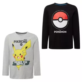   Pokémon Battle gyerek hosszú ujjú póló, felső 10 - 14 év / 140 - 164 cm