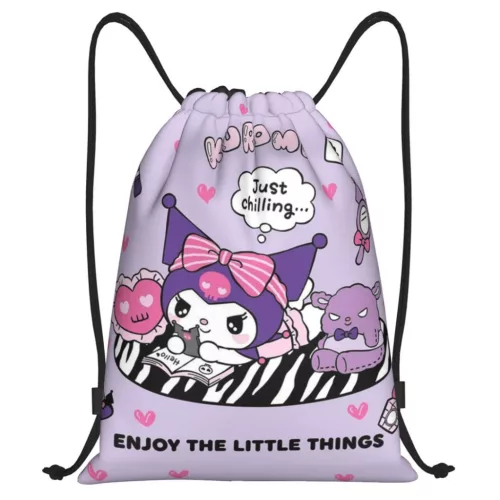 Hello Kitty Kuromi sporttáska, tornazsák 40 cm