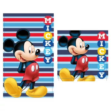   Disney Mickey Striped kéztörlő, arctörlő, törölköző szett