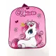 Unikornis Pink Blossom 3D hátizsák, táska 30 cm