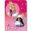 Barbie Winter Karácsonyi polár takaró 100x140cm