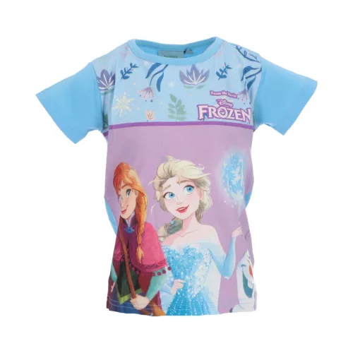 Disney Jégvarázs Sisters gyerek rövid póló, felső 3 - 8 év / 98 - 128 cm