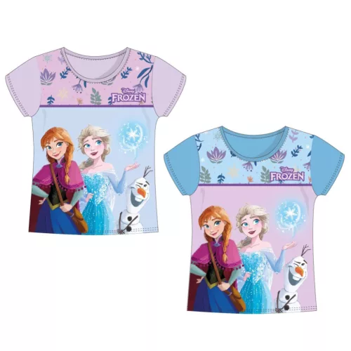 Disney Jégvarázs Sisters gyerek rövid póló, felső 3 - 8 év / 98 - 128 cm