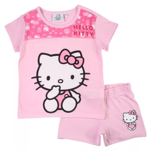 Hello Kitty Cutie gyerek rövid pizsama 3 - 8 év / 98 - 128 cm
