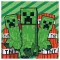 Minecraft Battle kéztörlő, arctörlő, törölköző 30x30cm