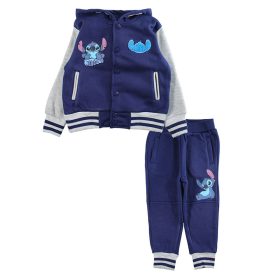   Disney Lilo és Stitch, A csillagkutya Happy Blue gyerek melegítő, jogging szett 3 - 8 év / 98 - 128 cm