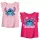 Disney Lilo és Stitch, A csillagkutya Tiny Smile gyerek rövid póló, felső 3 - 8 év / 98 - 128 cm