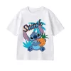 Disney Lilo és Stitch, A csillagkutya Ananas gyerek rövid póló, felső 3 - 8 év / 98 - 128 cm