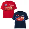 Disney Verdák Fast Lane gyerek rövid póló, felső 2 - 6 év / 92 - 116 cm