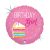 Happy Birthday Cake Girl Holo fólia lufi 46 cm