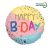 Happy Birthday Funky Dots fólia lufi 46 cm