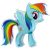Én kicsi pónim Rainbow Dash fólia lufi 84 cm