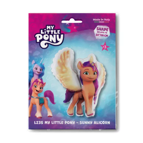 Én kicsi pónim Sunny fólia lufi 81 cm