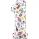 Bluey Friends 1-es szám fólia lufi 66 cm
