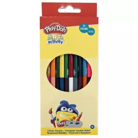   Play-Doh Art kétvégű, háromszögletű színes ceruza készlet