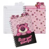 Disney Játékháború Lotso Jam A5 notesz, jegyzetfüzet regiszterekkel