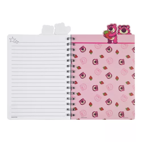 Disney Játékháború Lotso Jam A5 notesz, jegyzetfüzet regiszterekkel