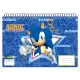 Sonic a sündisznó Rush A/4 spirál vázlatfüzet, 30 lapos