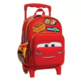   Disney Verdák Piston Cup gurulós ovis hátizsák, táska 30 cm